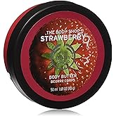 The Body Shop Strawberry Body Butter - Nourishing & Moisturizing Skincare for Normal Skin – Vegan - 1.69 Oz