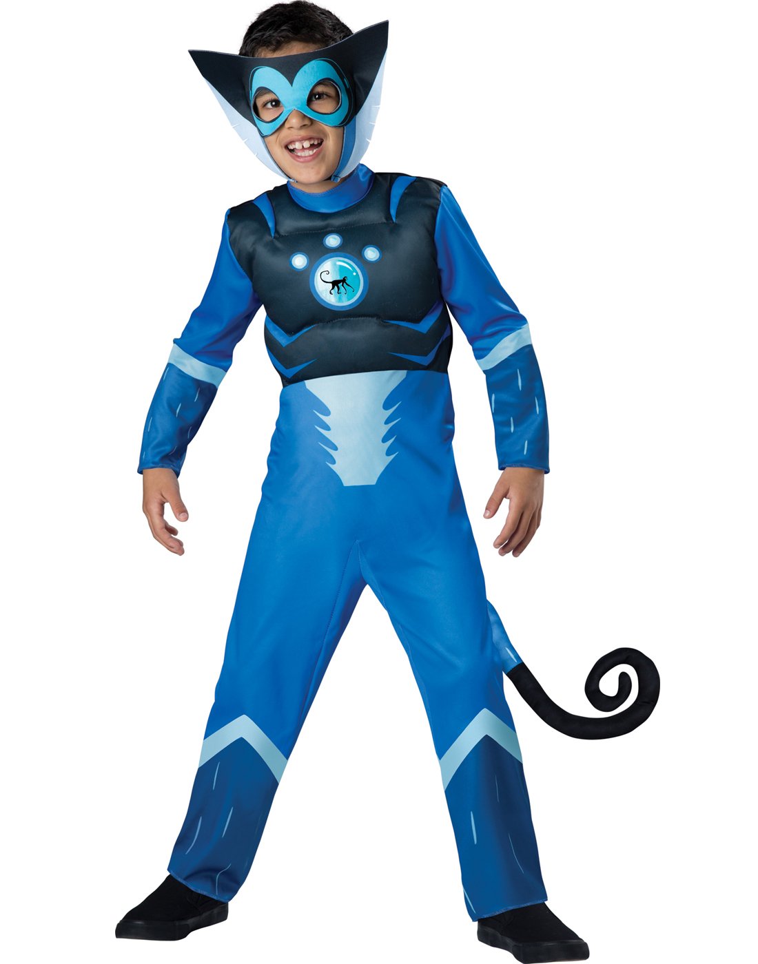 Wild Kratts Child Muscle Chest Costume Blue Martin Kratt Spider Monkey ...