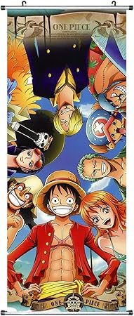 CoolChange Kakemono/Poster de la Serie One Piece, Tema: Piratas Sombrero de Paja: Amazon.es: Juguetes y juegos