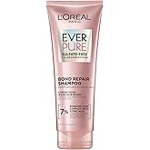 L'Oreal Paris Bonding Shampoo for Color Treated Hair, Strengthens and Repairs Weak Hair Bonds, Sulfate Free & Vegan Hair Care