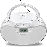 Nextron Portable Stereo CD Player Boombox with AM/FM Radio, Bluetooth, USB, AUX-in, Headphone Jack, CD-R/RW and MP3 CDs Compa