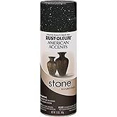 Rust-Oleum 7991830 Stone Creations Spray, 12 oz, Black Granite