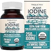 Organic Iodine Supplement from Sea Vegetable Complex, Whole Food & Raw Form - Iodine Plus Trace Mineral Complex – Contains Pu