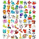 sinceroduct Diamond Art Kits for Kids, 64 Pcs Diamond Art Stickers Crafts for Kids Ages 4-6-8-12, 5D DIY Animals Gem Art Stic