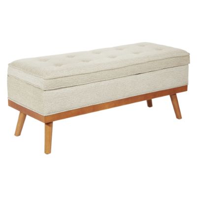 Picture of Katheryn Storage Bench, Linen