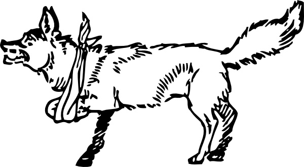 Lame Fox clip art