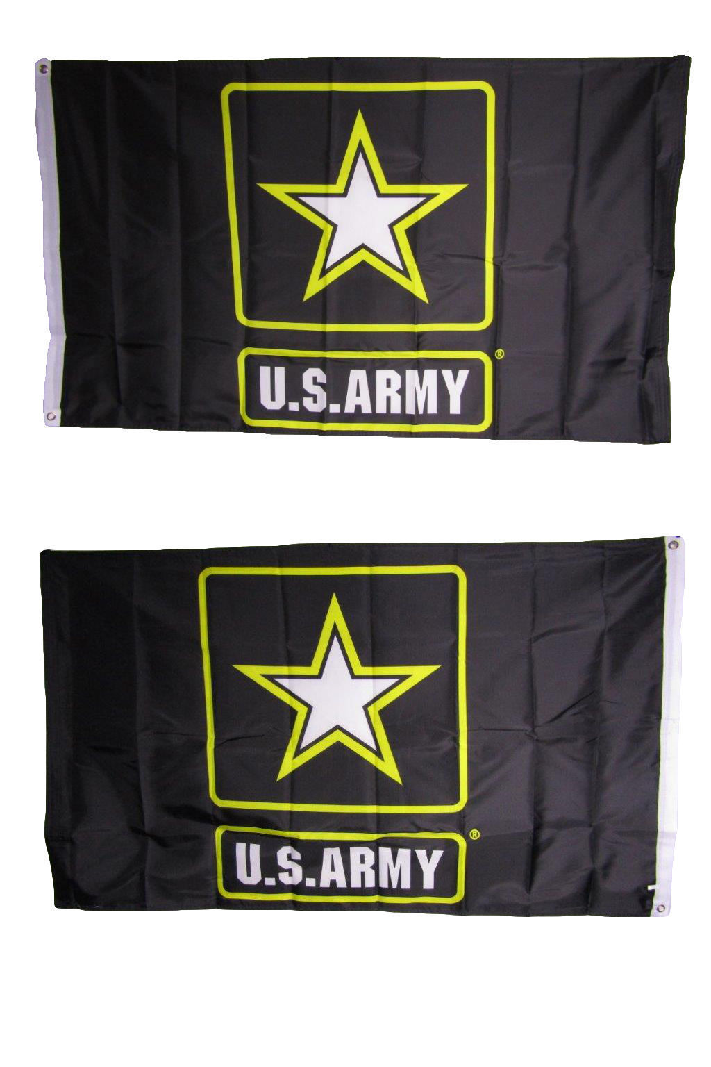 3X5 US Army Gold Star Flag Double Sided 2 Sided 200D United States Army ...