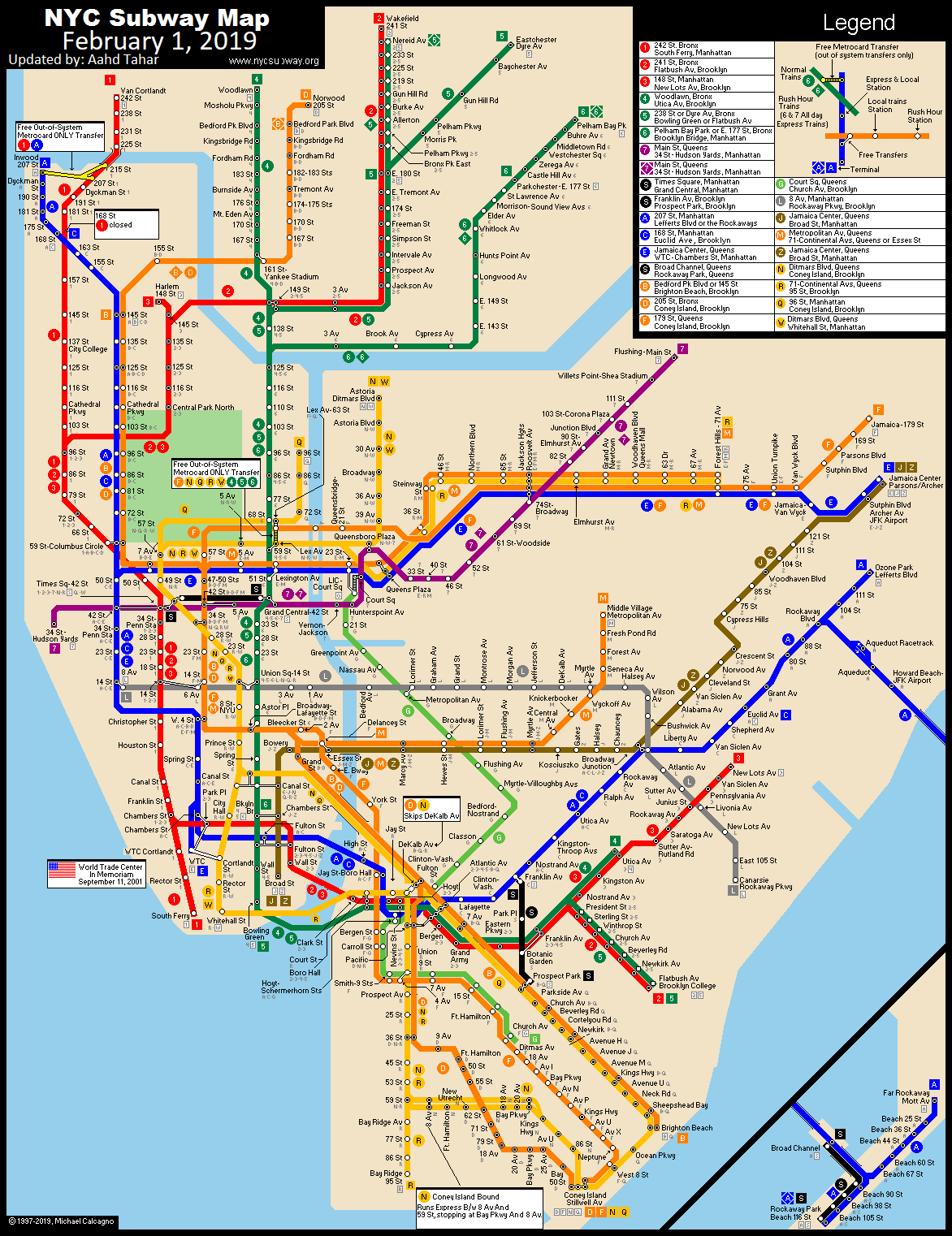 New York City Metro Map Pdf - Allyce Maitilde