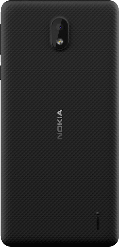 Enlarge أسود Nokia 1 Plus from Back