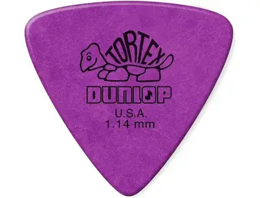 Dunlop Tortex Triangle Guitar Picks 1.14mm