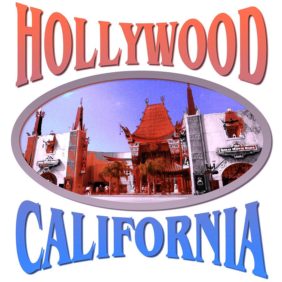 Hollywood California Design Tapestry - Textile by Peter Potter | Fine ...