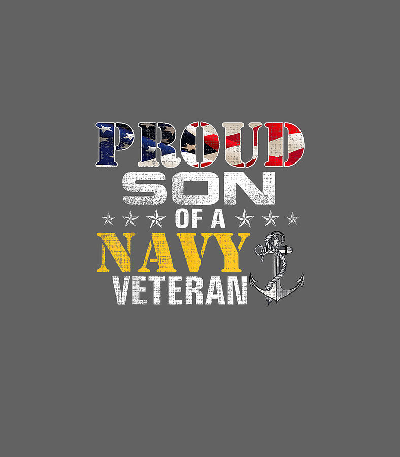 Of A Navy Veteran American Flag Military Digital Art by Daario Kasey ...