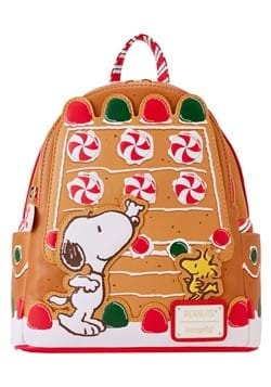 Loungefly Peanuts Snoopy Gingerbread House Mini Backpack