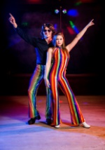 Womens 70's Disco Jumpsuit