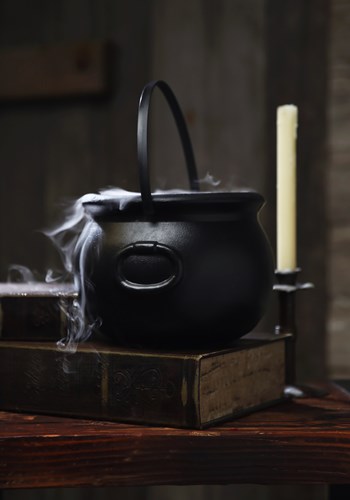 8" Witch Kettle Cauldron Decoration