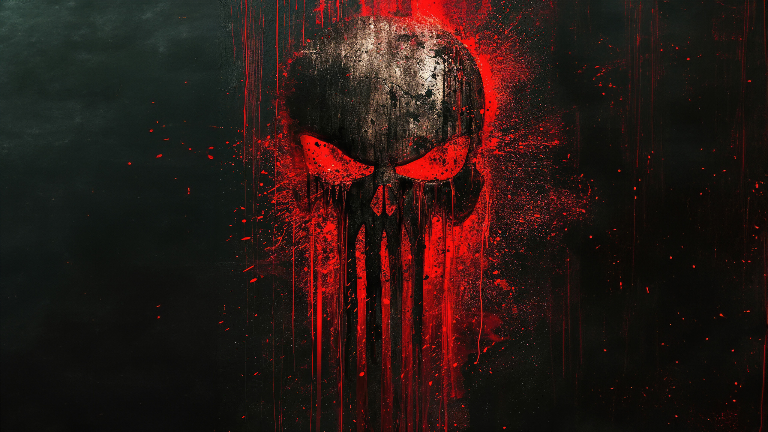 2560x1440 The Punisher Skull 4k 1440P Resolution ,HD 4k Wallpapers ...