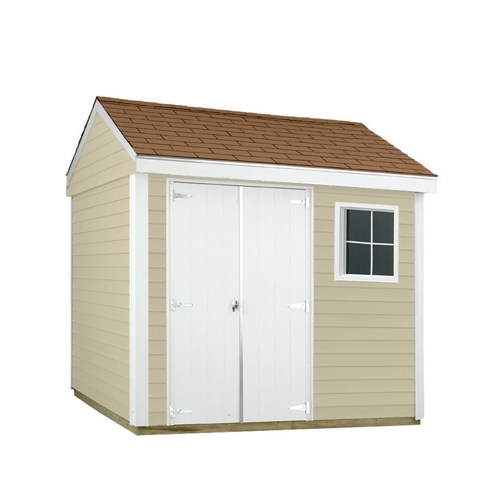 Sheds USA 8 ft. x 10 ft. Installed Vinyl Hide-A-Way 