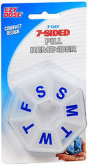 Ezy-Dose 7-Day Pill Reminder 7-Sided - 1 EA