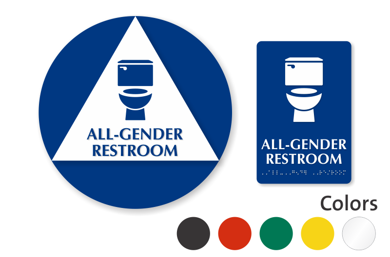 All Gender Restroom Sign Printable