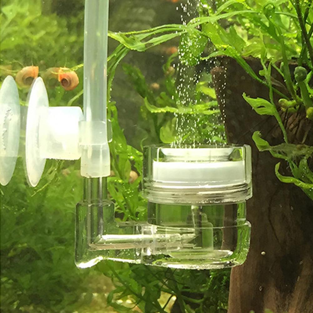 CO2 Diffuser Acrylic Aquarium Fish Tank Aquatic Plant Ultra-quiet Aeration Oxygenated Nano Bubble Stone