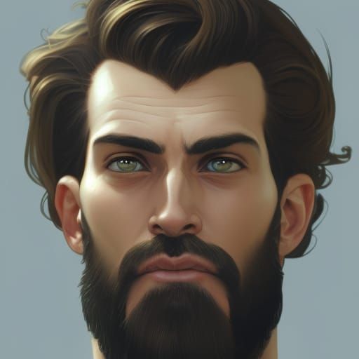 Bearded Man - AI Generated Artwork - NightCafe Creator