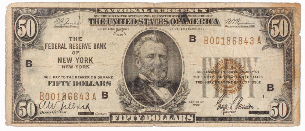 United States 50 Dollar Bill