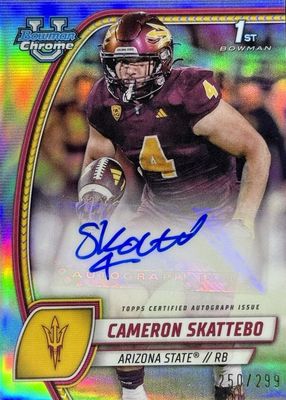 2024 Bowman Chrome University #PA-CSK Prospect Auto - Refractor /299 (1st)