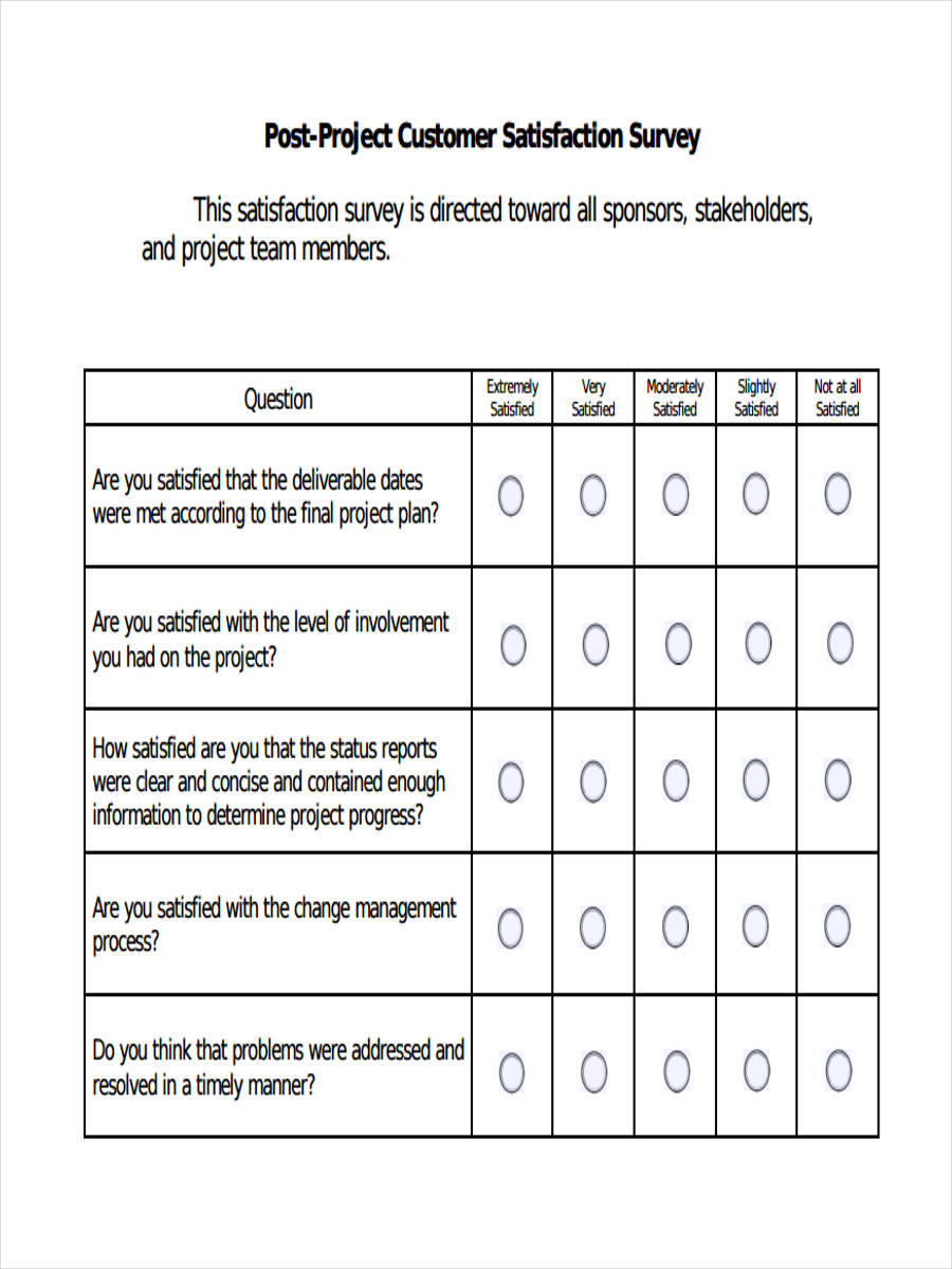 Free 40 Questionnaire Forms In Pdf Excel Ms Word Bully Booklet - Vrogue