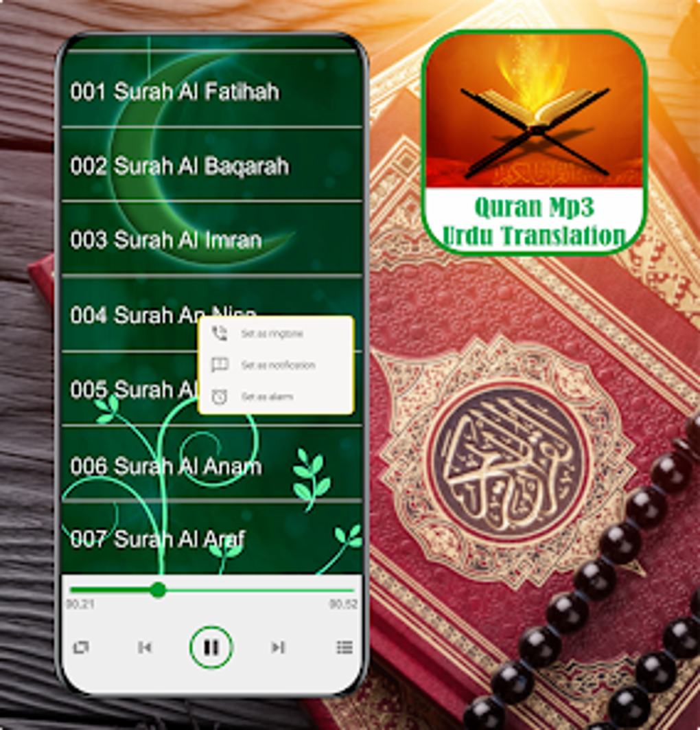 Quran Mp3 Urdu Translation for Android - Download