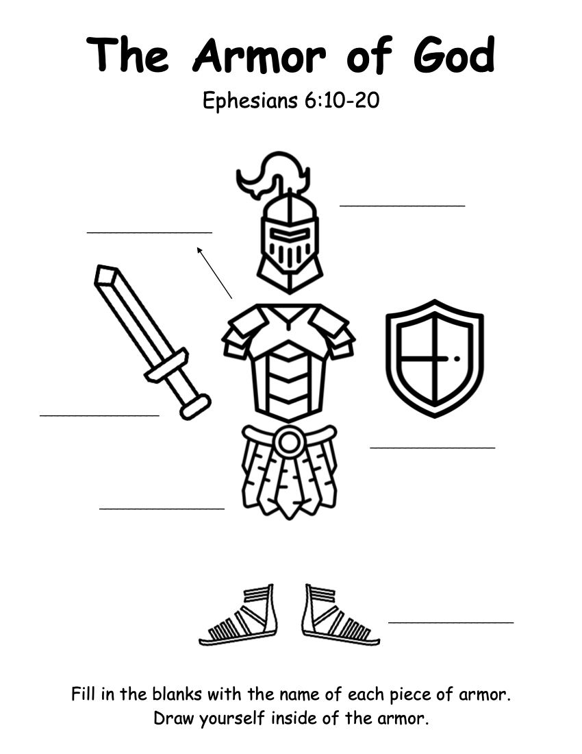 Armor Of God Crafts