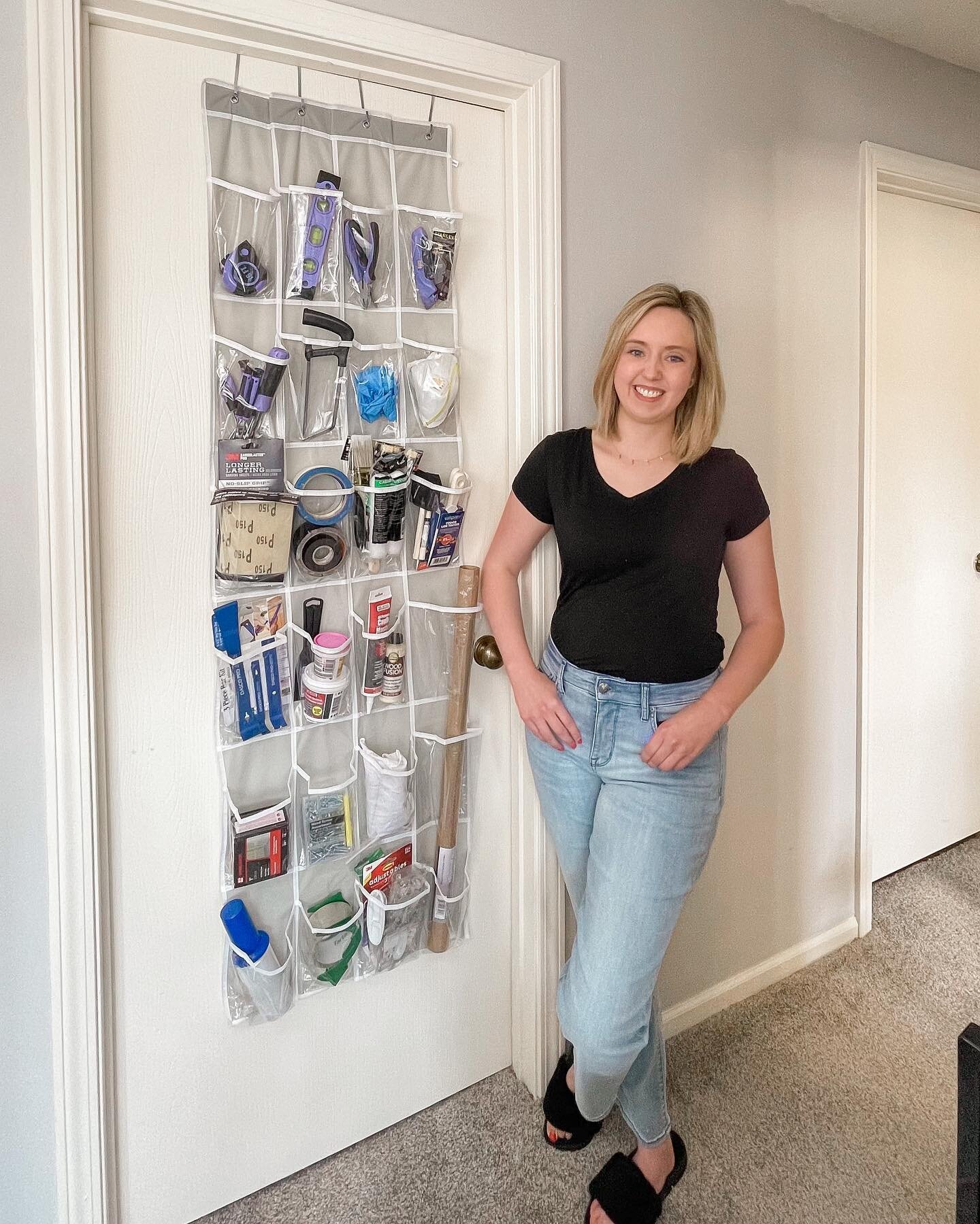 What are your best tips or solutions for organizing your DIY supplies?

I tried out a couple new methods and hacks in an attempt to tame my craft stash, and this shoe organizer has to be my favorite part.

If your craft supplies are in need of a good