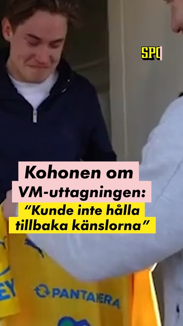 Kohonen om VM-uttagningen: "Kunde inte hålla tillbaka känslorna"