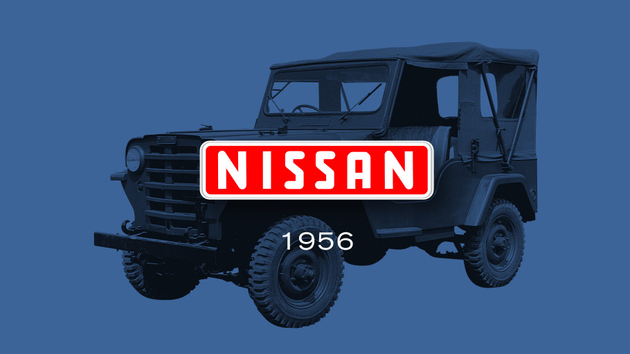 The Nissan Logo from 1956