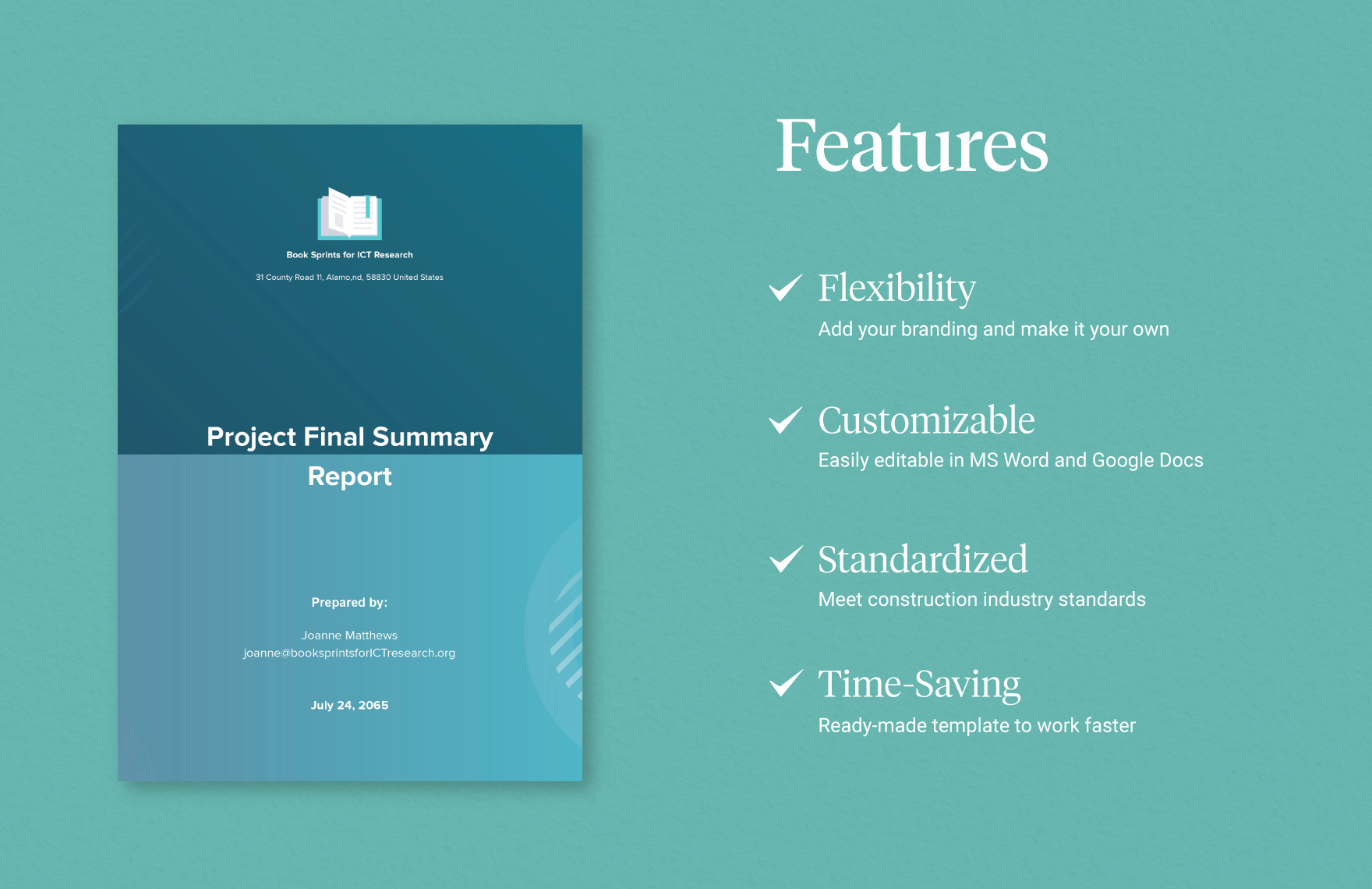 Project Final Summary Report Template