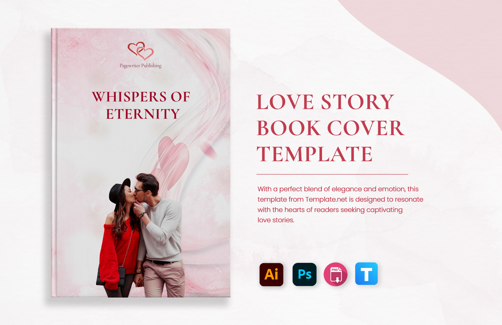 Love Story Book Cover Template