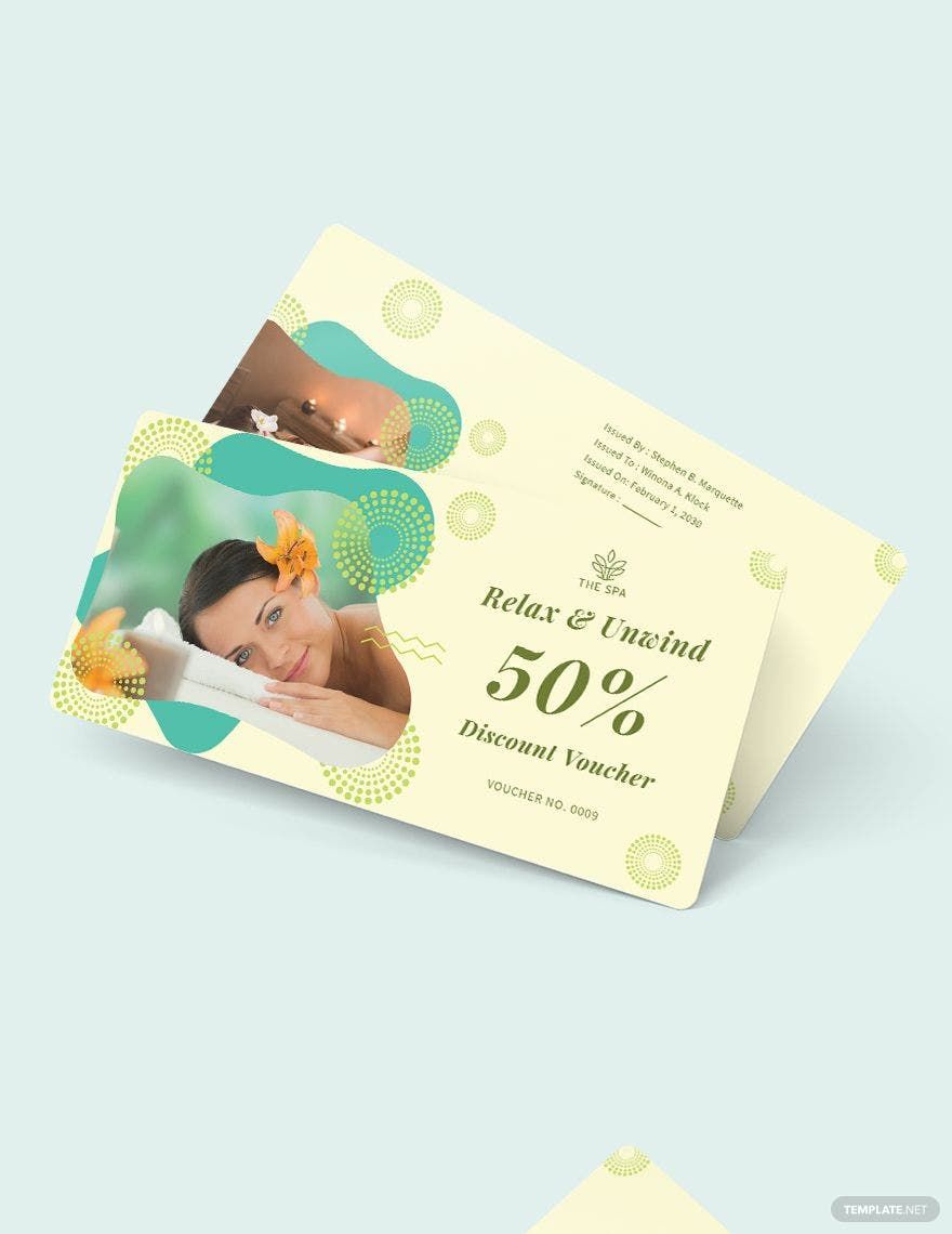 Printable Spa Voucher Template