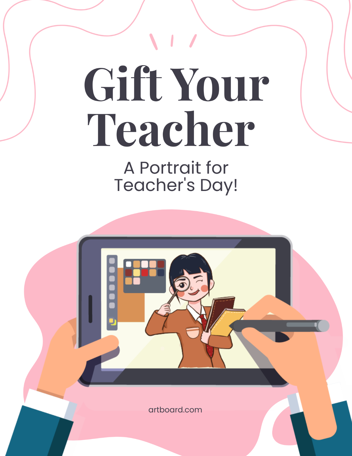 Animated Teacher's Day Flyer Template - Edit Online & Download