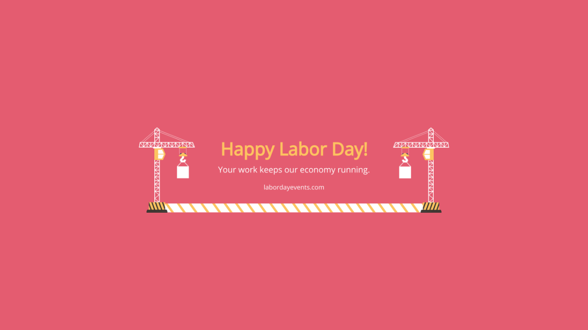 Labor Day Youtube Banner Template - Edit Online & Download