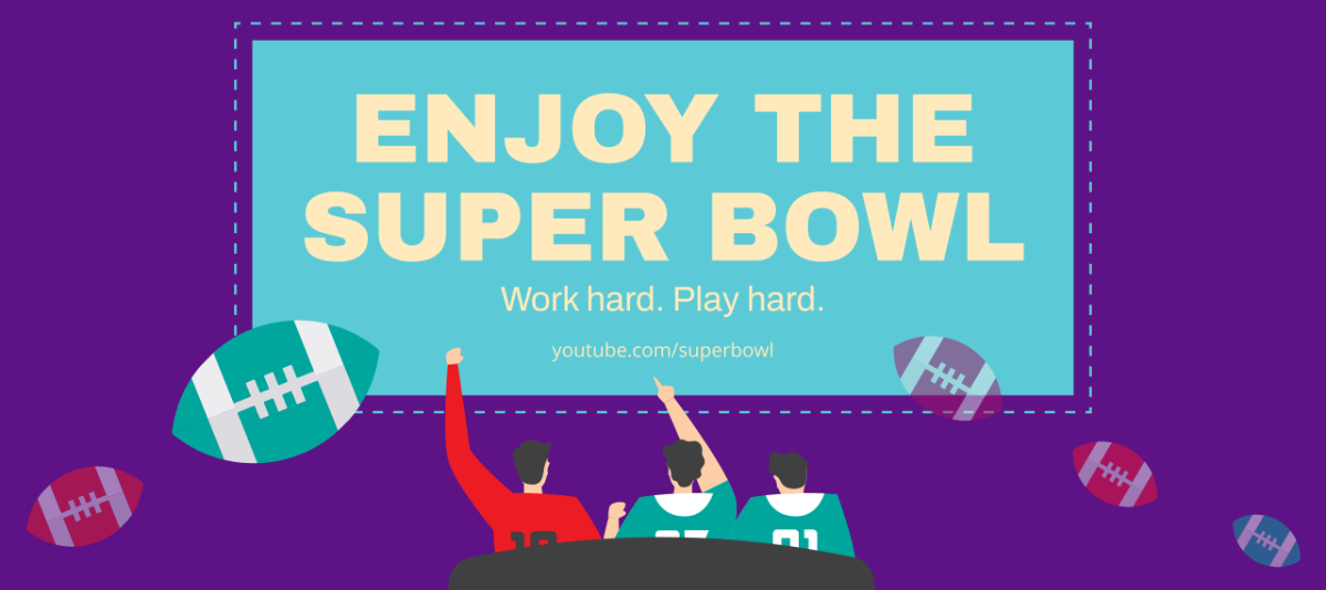 Super Bowl Youtube Banner Template - Edit Online & Download