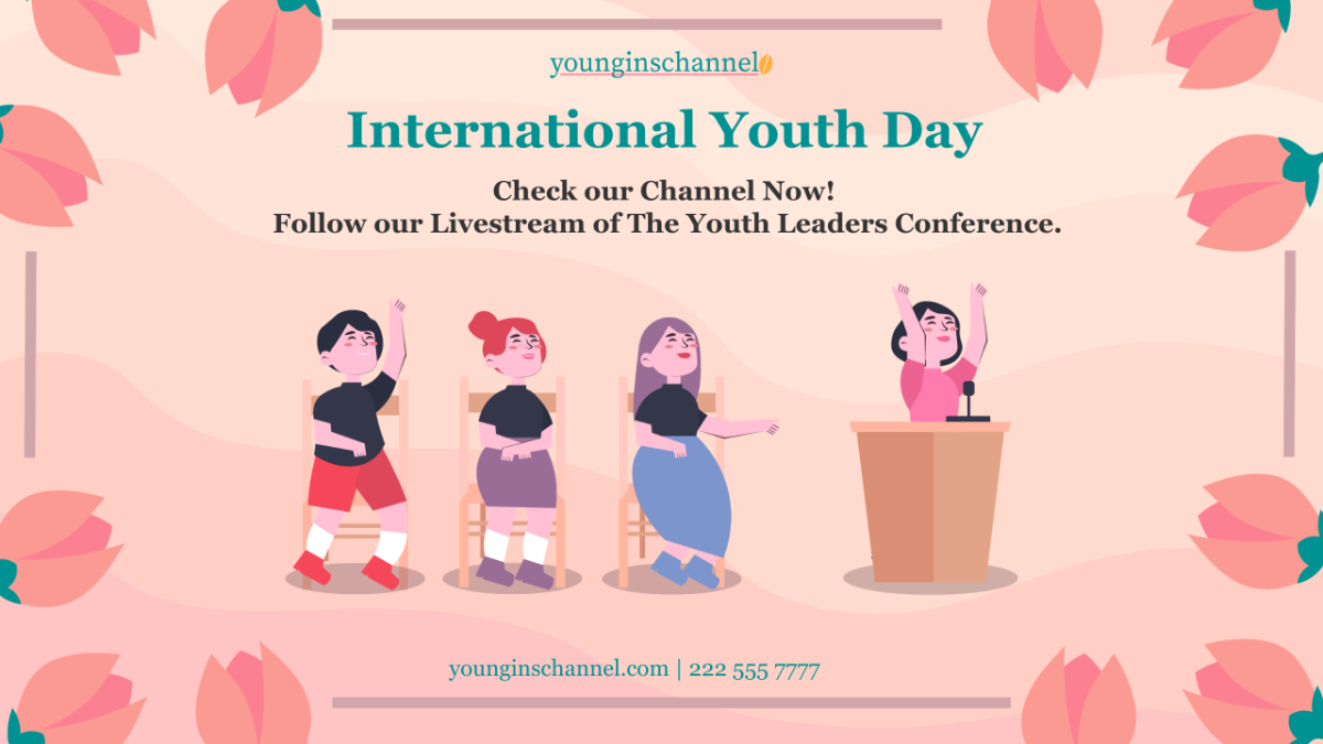 International Youth Day  Youtube Banner Template - Edit Online & Download