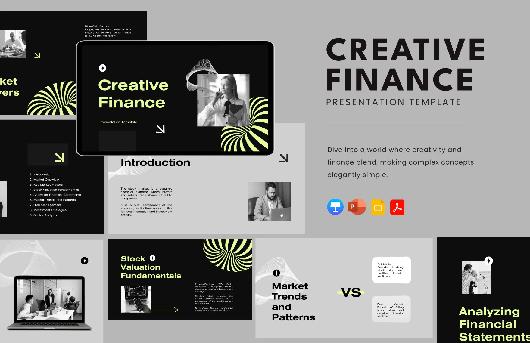 Creative Finance Template in PDF, PowerPoint, Google Slides - Download | Template.net