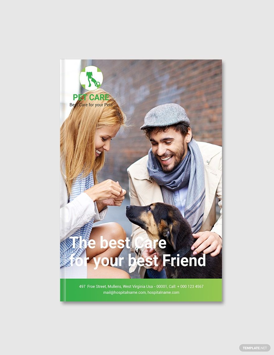 Pet Care eBook Cover Page Template