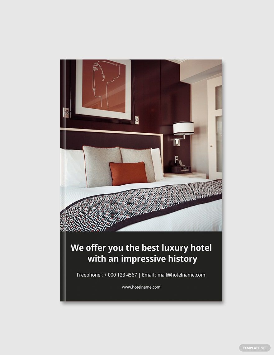 Modern Hotel eBook Cover Page Template