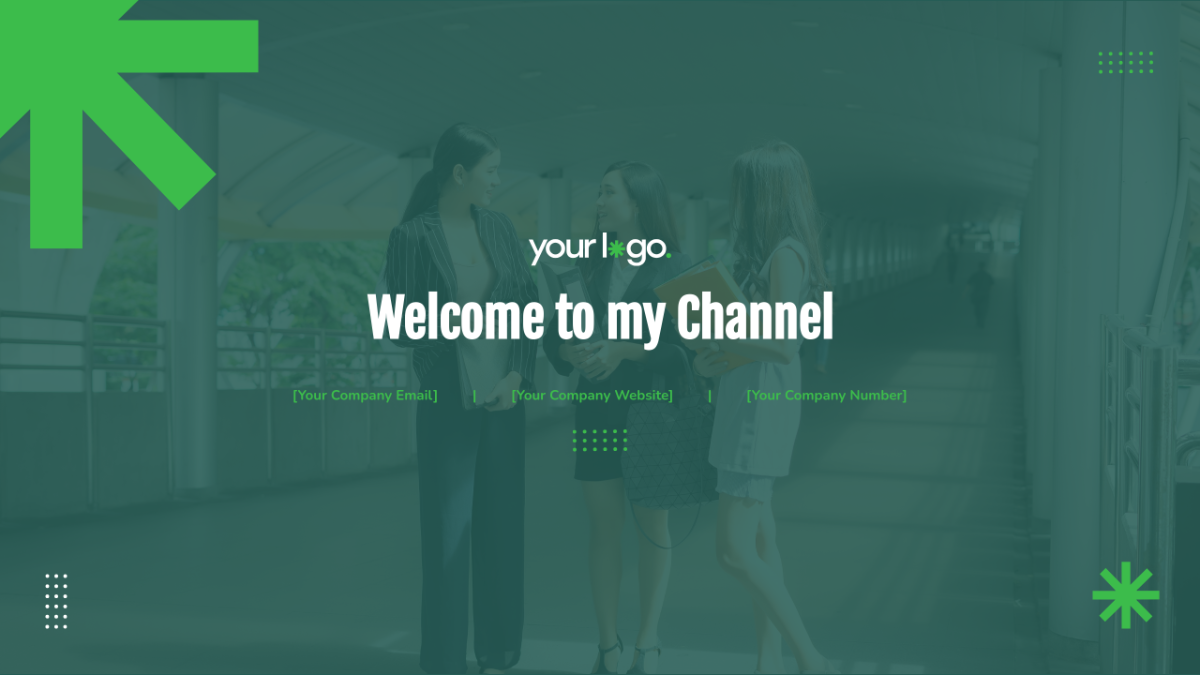 Corporate Youtube Banner Template - Edit Online & Download