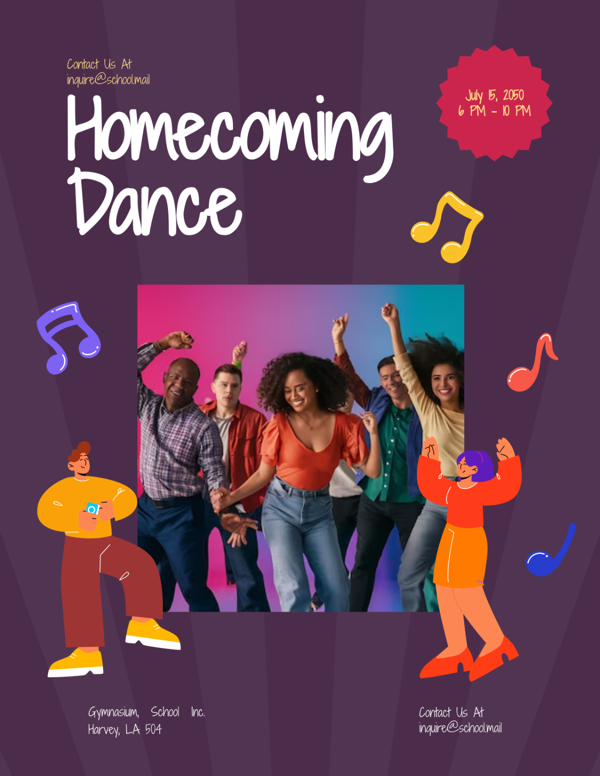 Homecoming Flyer Template - Edit Online & Download