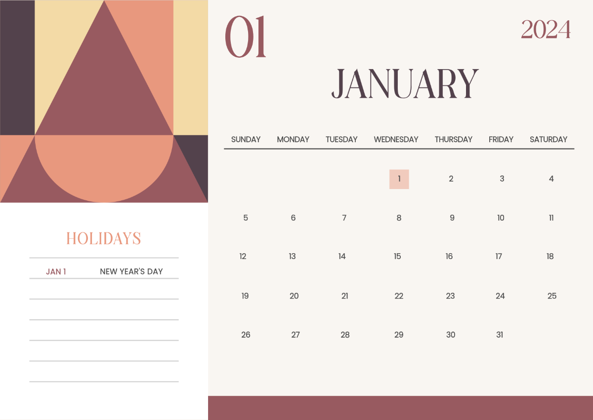 2025 Calendar with Holidays Template - Edit Online & Download