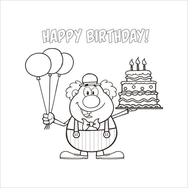 Star Wars coloring pages - Free 36+ Happy Birthday Coloring Pages