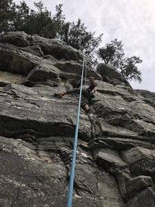 Rock Climb at Pilot Mountain SP