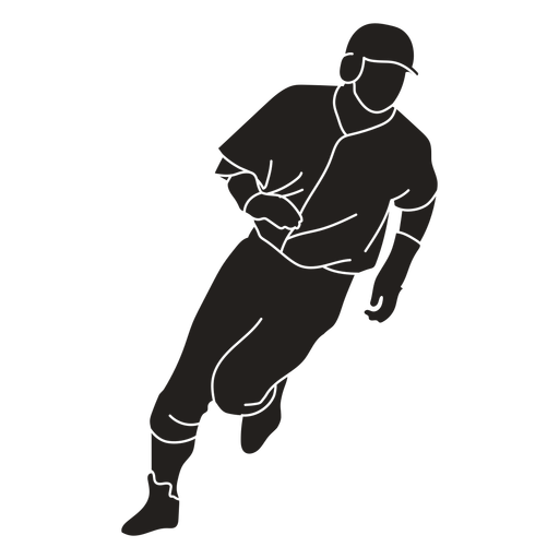 Cricket Player Running Cut Out PNG & SVG Design For T-Shirts