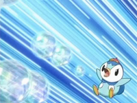 Piplup de Tyler usando burbuja.